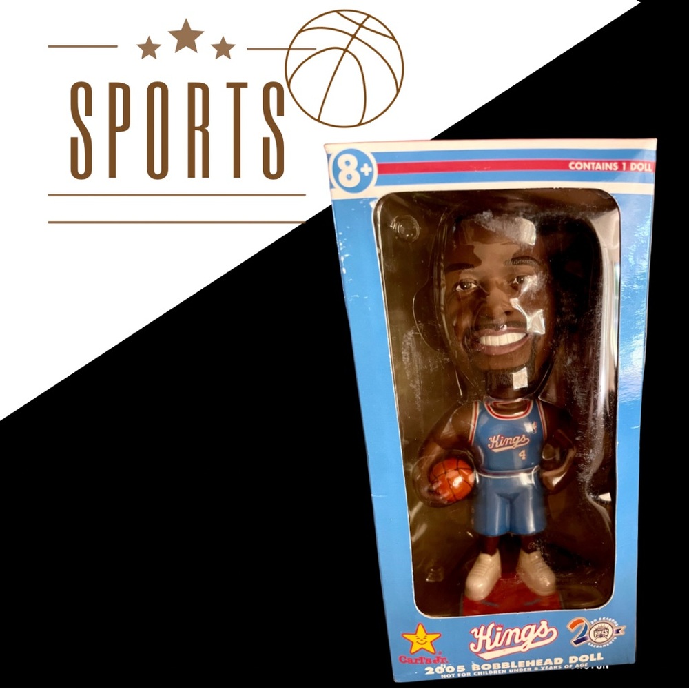 Sacramento Kings #4, Weber, Basketball Bobblehead - Collectable - In box